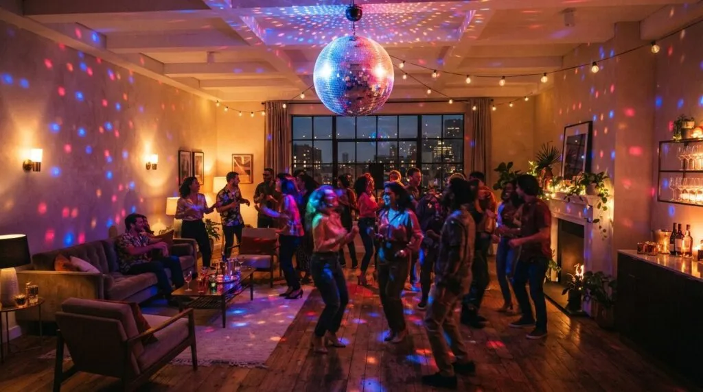Så skapar du discostämning i vardagsrummet
