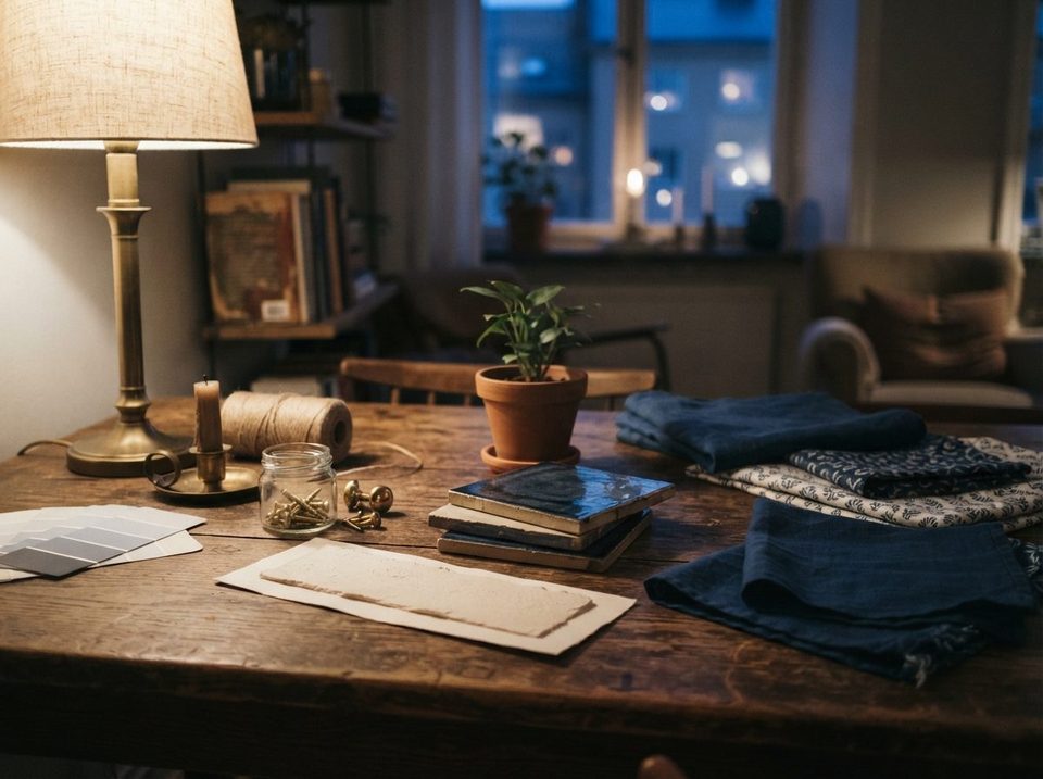 Stämningsbild till avsnittet: Börja med rummets ljus, inte med färgkartan