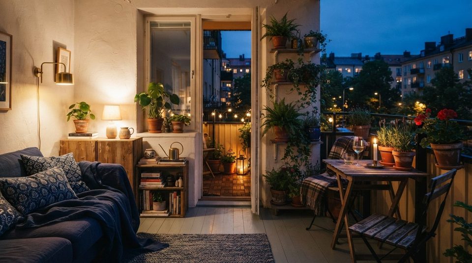 Stämningsbild till guiden: Liten balkong och uteplats: växter, möbler och underhåll